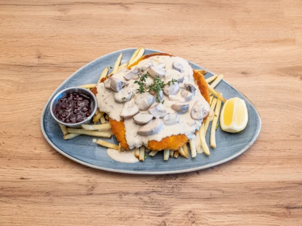 CHAMPIGNON-RAHM SCHNITZEL
